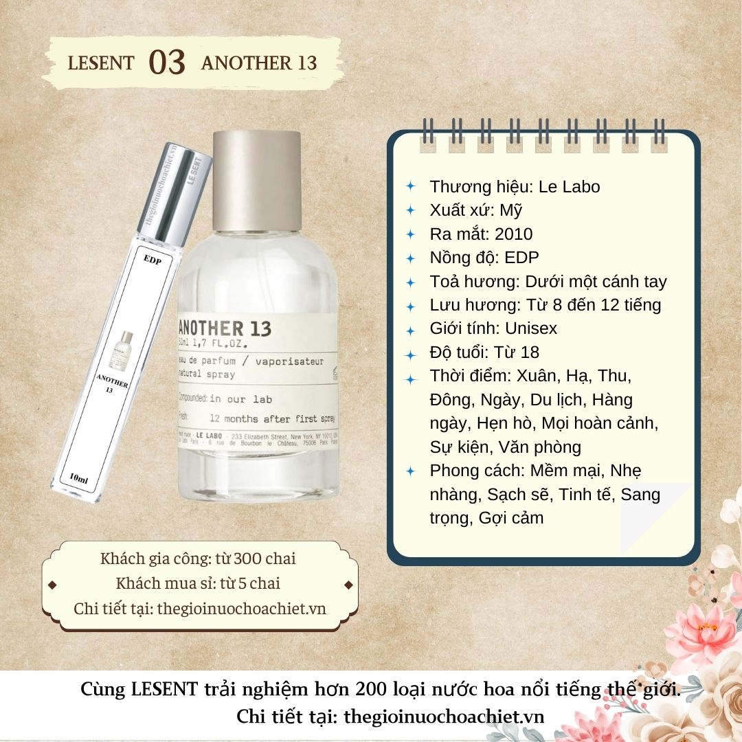 Nước hoa chiết Another 13 by Le labo