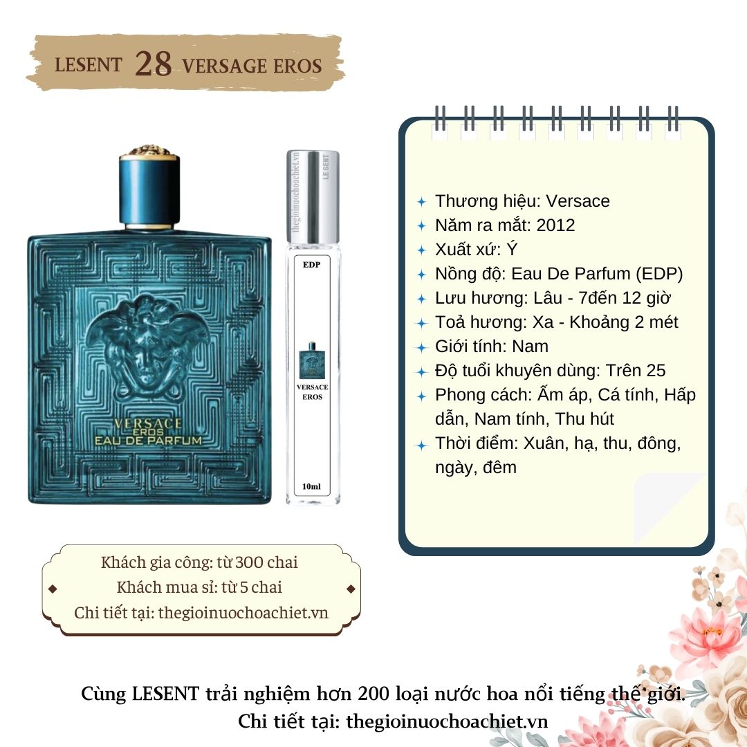 Nước hoa chiết Eros by Versace 