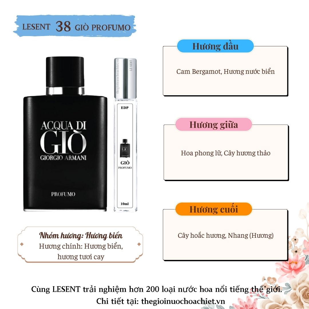 Nước hoa chiết Acqua Di Gio Profumo by Giorgio Armani 