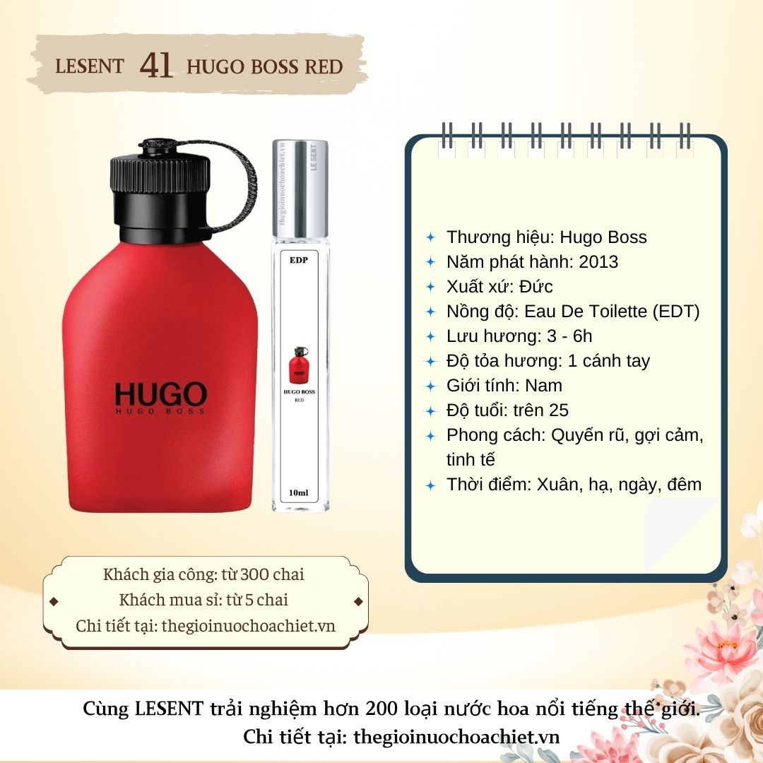 Nước hoa chiết Hugo Boss Red by Hugo Boss 