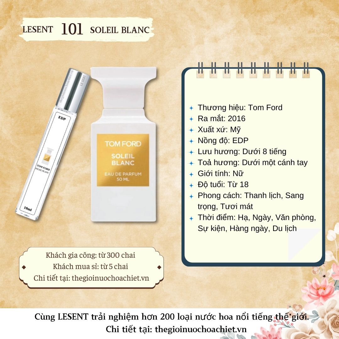 Nước hoa chiết Soleil Blanc by Tom Ford