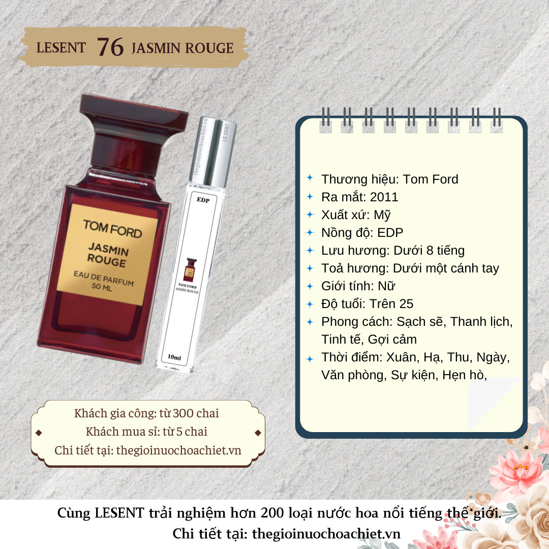 Nước hoa chiết Jasmin Rouge by Tom Ford 