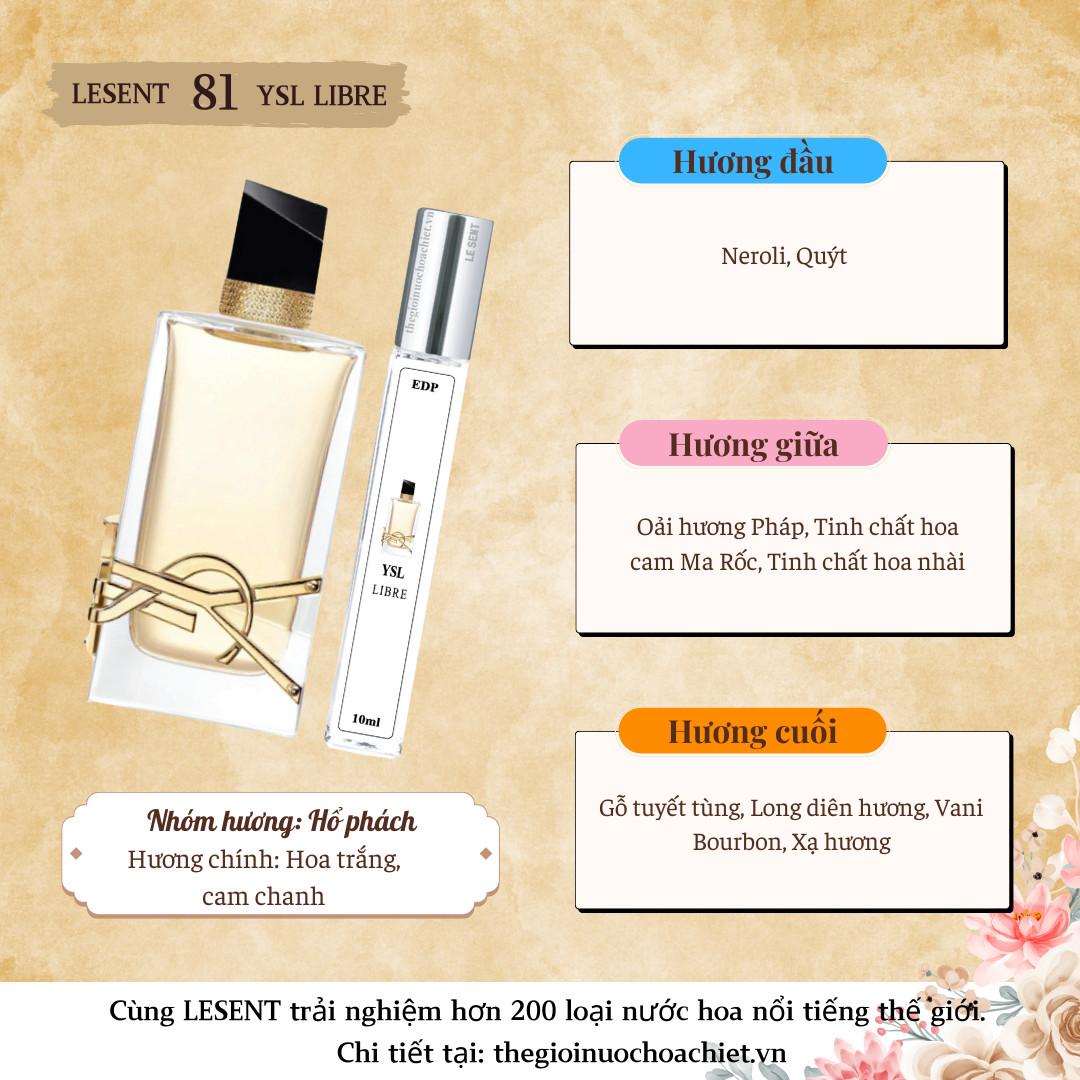 Nước hoa chiết Libre by YSL