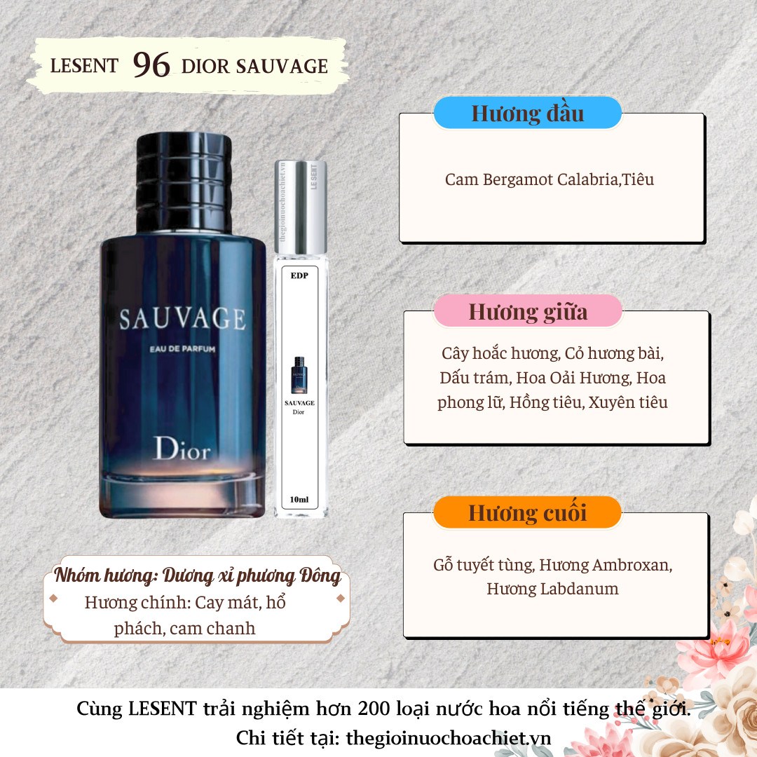 Nước hoa chiết Sauvage by Dior 