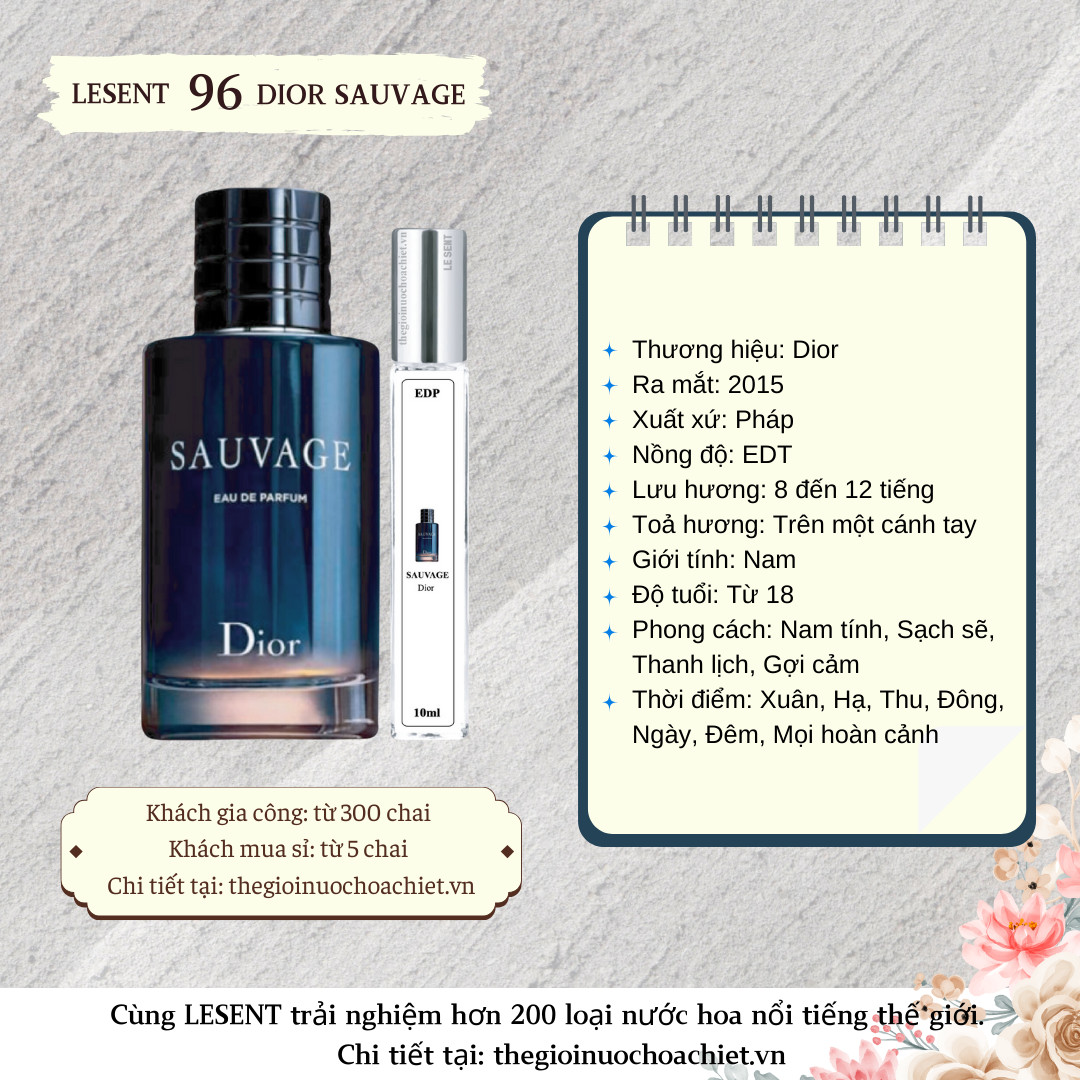 Nước hoa chiết Sauvage by Dior 