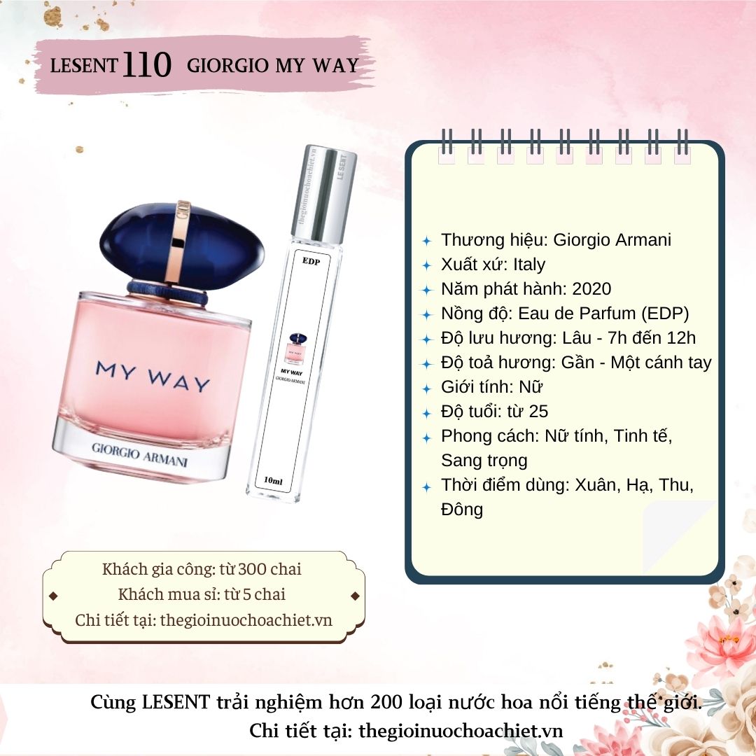 Nước hoa chiết My Way by Armani Giorgio 