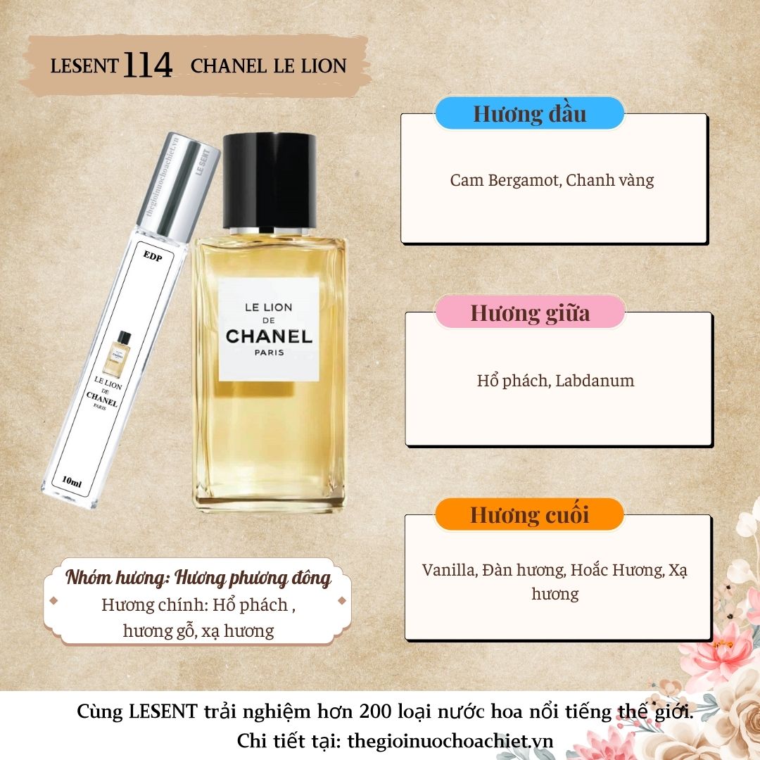 Nước hoa chiết Chanel Le Lion by Chanel 