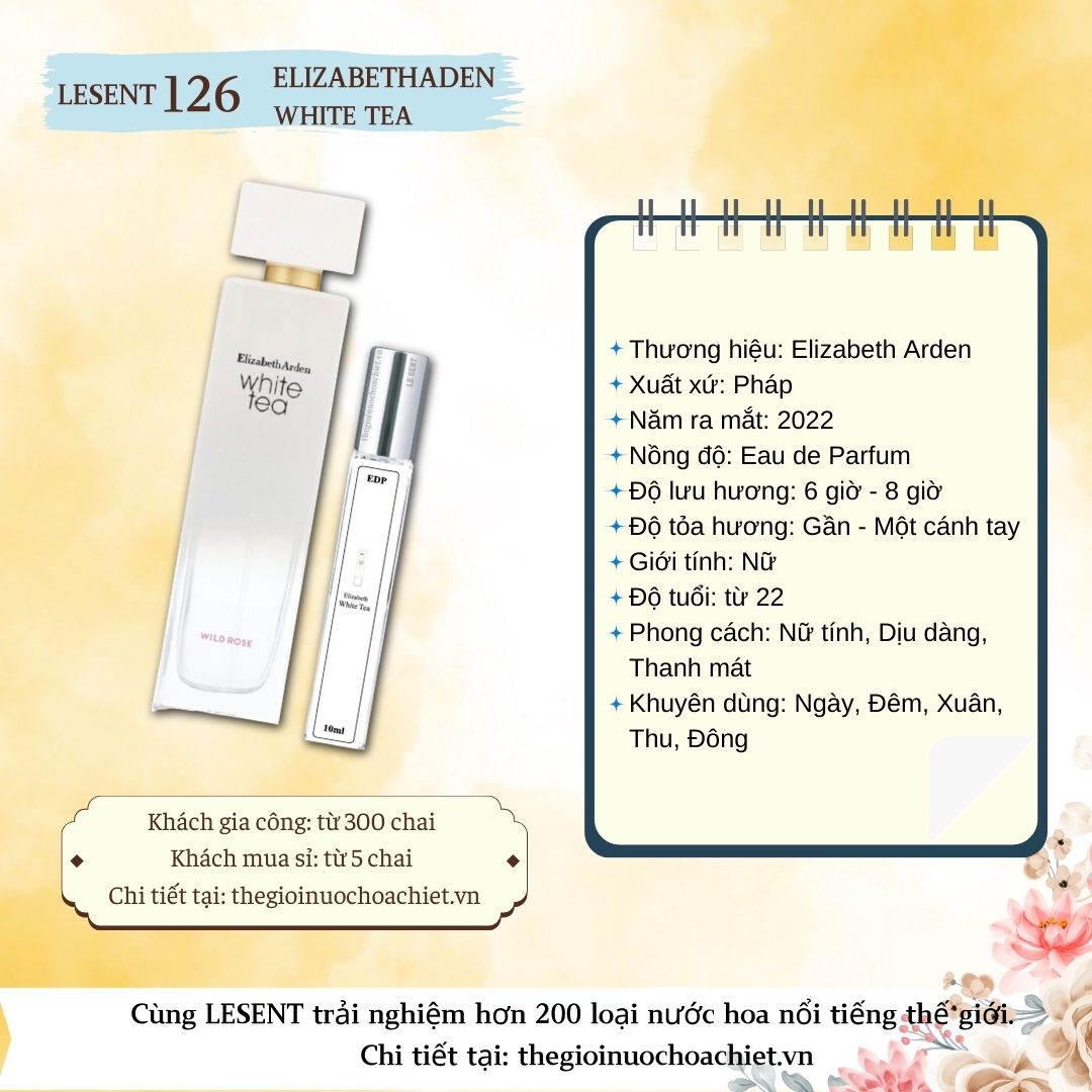 Nước hoa chiết White Tea by Elizabeth Arden 