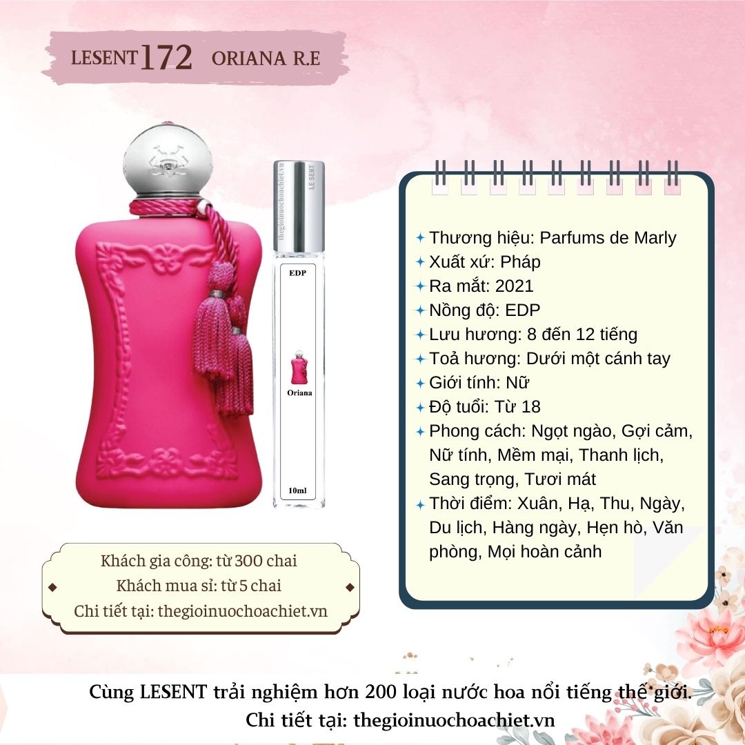 Nước hoa chiết Oriana R.E by Parfums De Marly