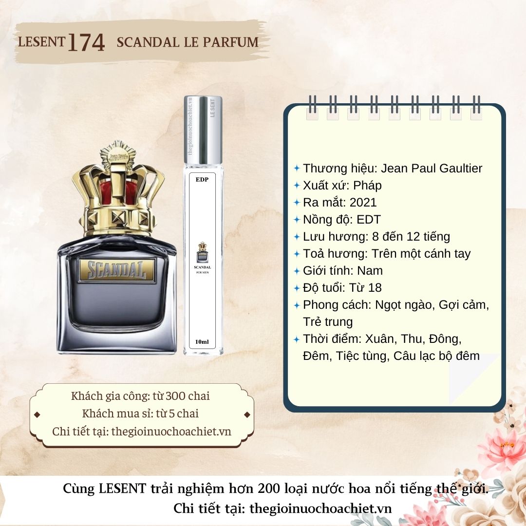 Nước hoa chiết Scandal Le Parfum 10ml