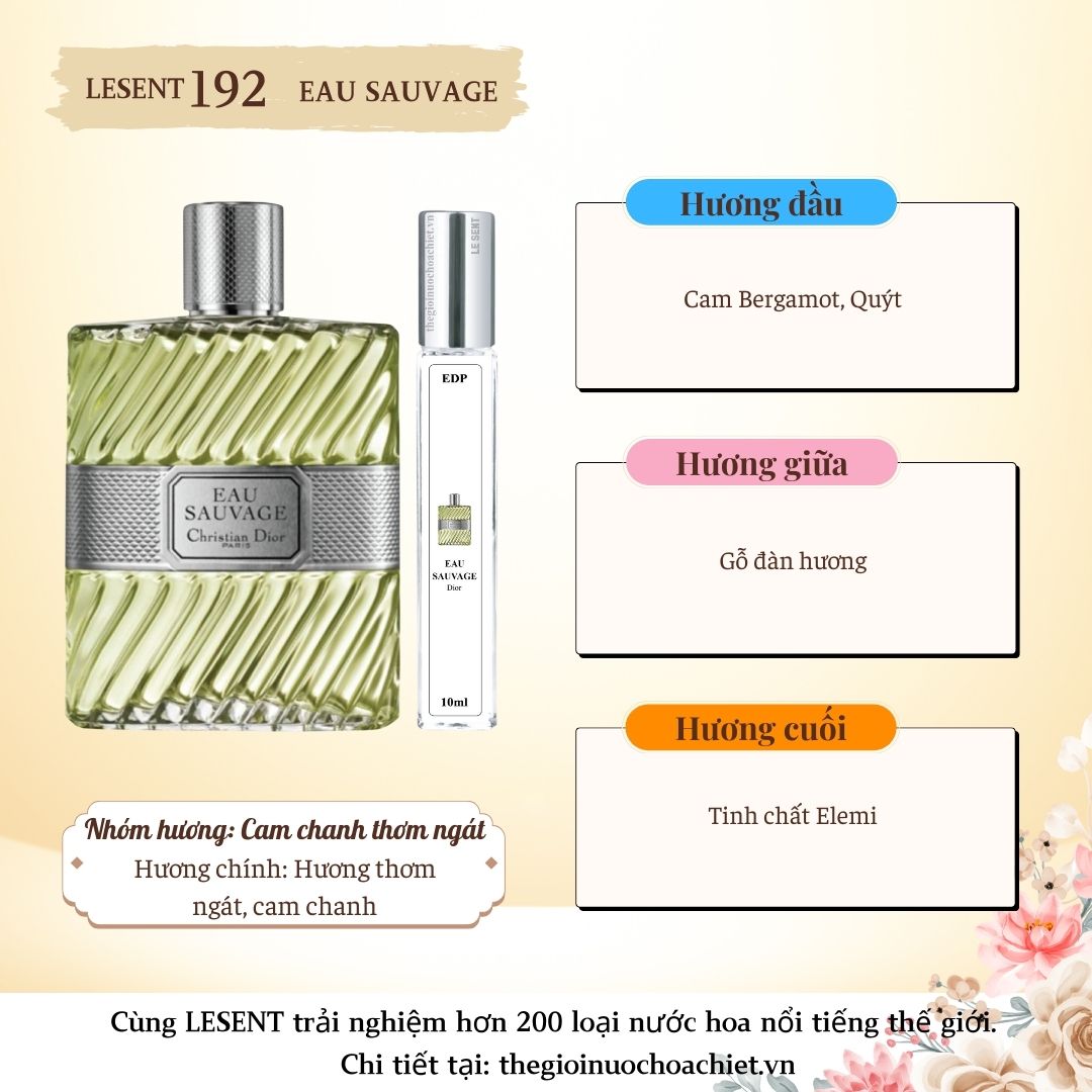 Nước hoa chiết Eau Sauvage by Dior 