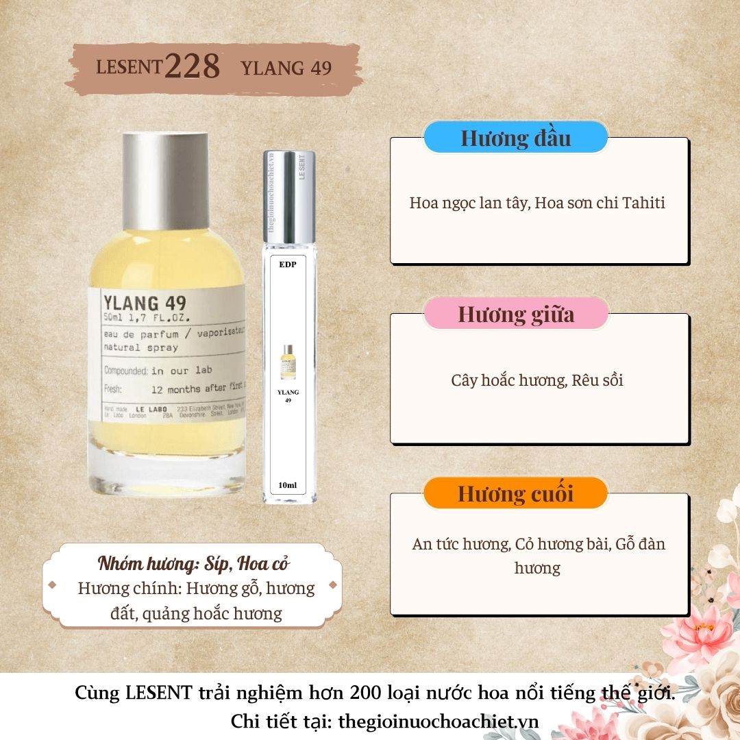 Nước hoa chiết Ylang 49 by Le Labo