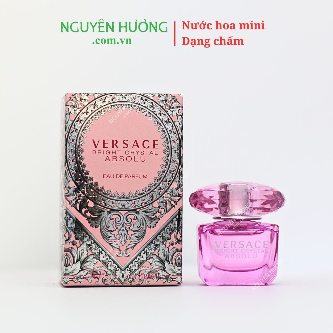 Nước hoa mini 5ml Bright Crystal Absolu by Versace