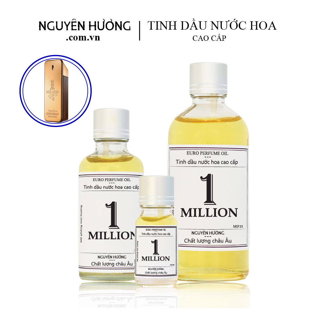 Tinh Dầu Nước Hoa Cao Cấp 1 Million by Paco Rabanne