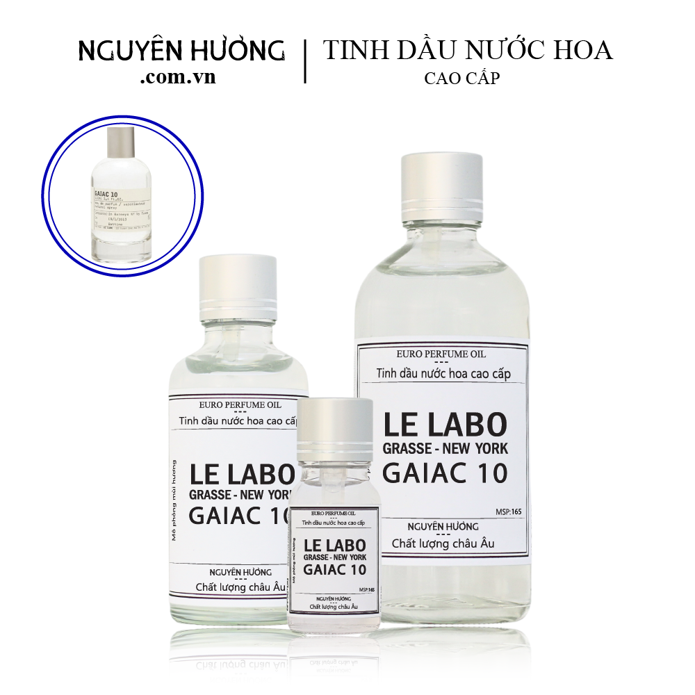 Tinh Dầu Nước Hoa Cao Cấp Gaiac 10 Le Labo