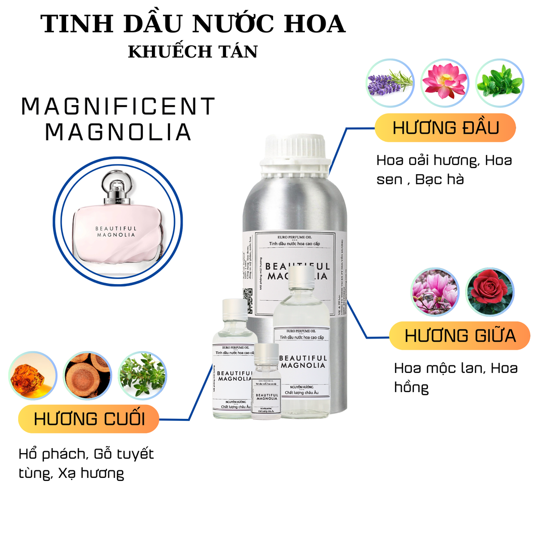 Tinh dầu nước hoa Magnificent Magnolia cho máy khuếch tán