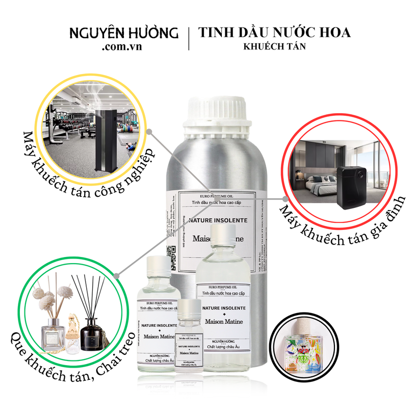 Tinh dầu nước hoa Nature Insolente cho máy khuếch tán