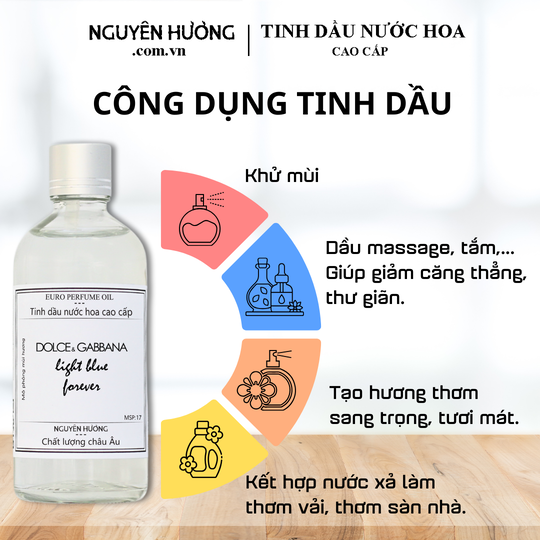 Tinh Dầu Nước Hoa Cao Cấp Light Blue Women