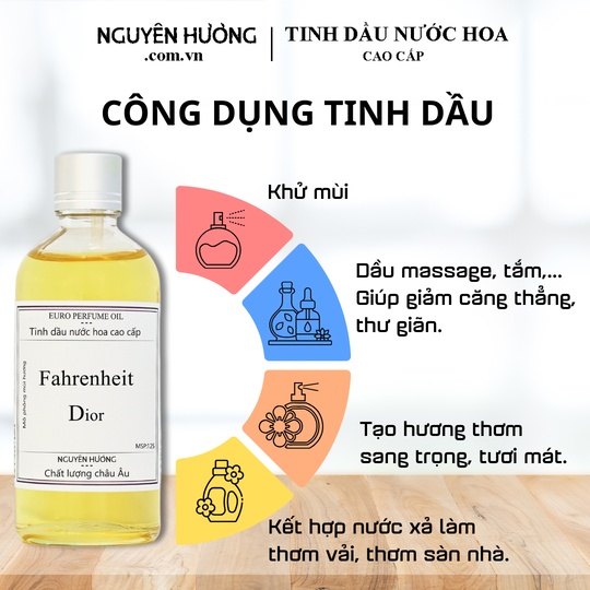 Tinh Dầu Nước Hoa Cao Cấp Fahrenheit by Dior