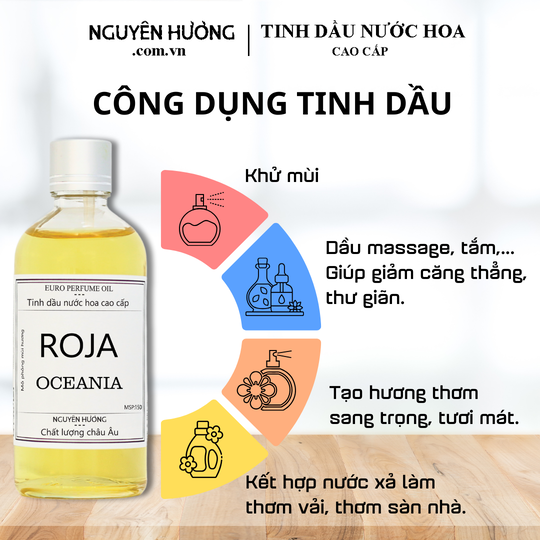 Tinh Dầu Nước Hoa Cao Cấp Oceania by Roja Dove