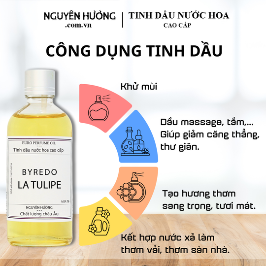 Tinh Dầu Nước Hoa Cao Cấp La Tulipe by Byredo 