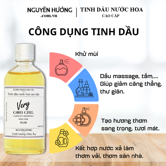 Tinh Dầu Nước Hoa Cao Cấp Very Good Girl Glam