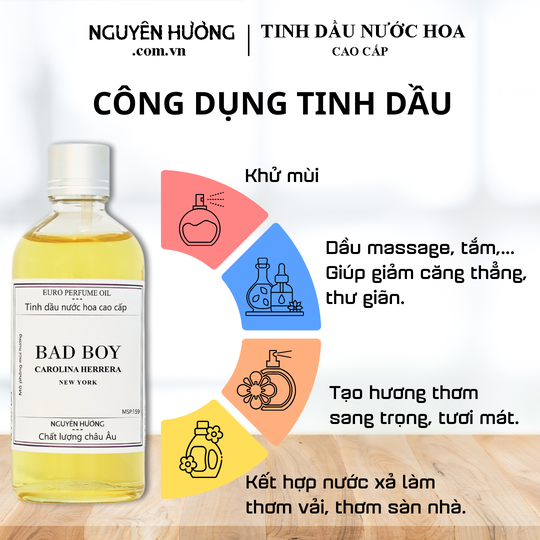 Tinh Dầu Nước Hoa Cao Cấp Bad Boy Le Parfum