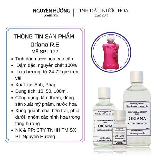 Tinh Dầu Nước Hoa Cao Cấp Oriana R.E by Parfums De Marly