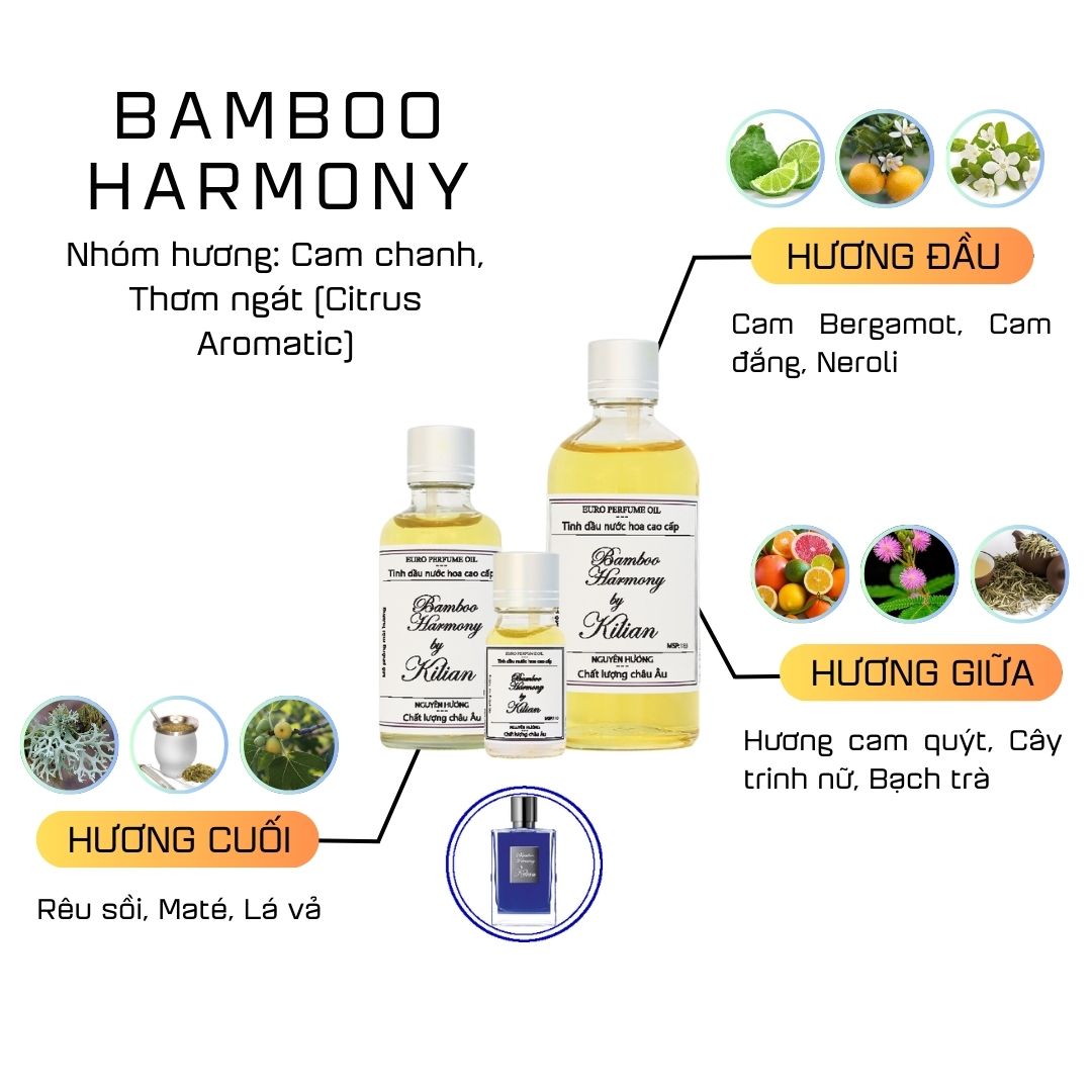 Tinh Dầu Nước Hoa Cao Cấp Bamboo Harmony by Kilian