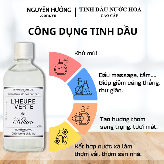 Tinh Dầu Nước Hoa Cao Cấp L'Heure Vert by Kilian