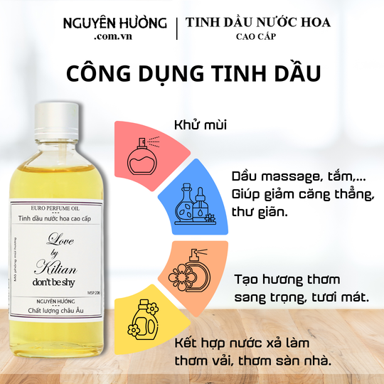 Tinh Dầu Nước Hoa Cao Cấp Love Don't Be Shy by Kilian