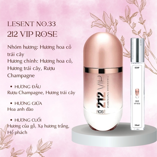 Nước hoa chiết 212 Vip Rose by Carolina Herrera 