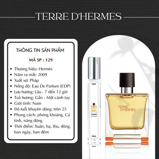 Nước hoa chiết Terre D'Hermes by Hermes 