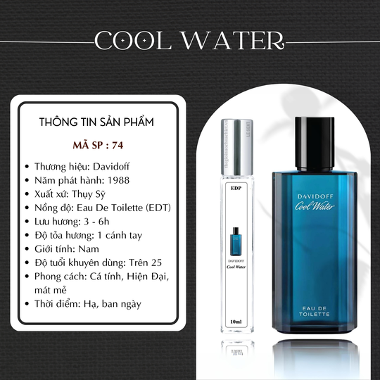 Nước hoa chiết  Cool Water by Davidoff 