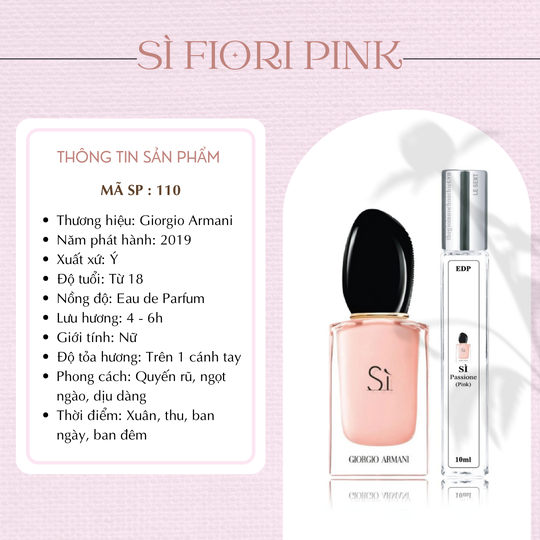 Nước hoa chiết Sì Fiori by Giorgio Armani 