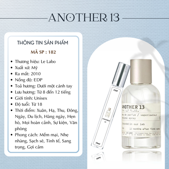 Nước hoa chiết Another 13 by Le labo