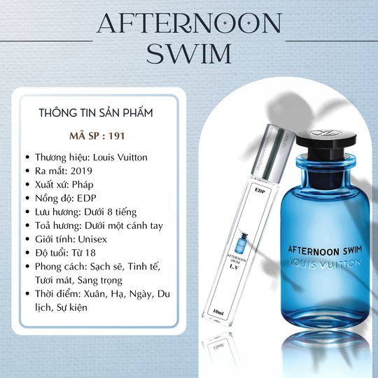 Nước hoa chiết Afternoon Swim by Louis Vuitton