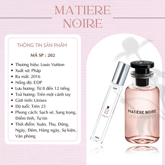 Nước hoa chiết Matiere Noire by Louis Vuitton