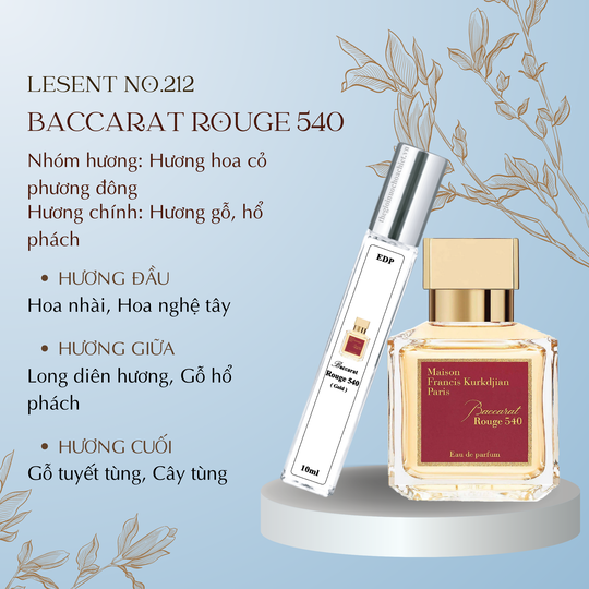 Nước hoa chiết Baccarat Rouge 540 (Gold) by MFK