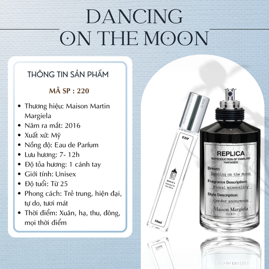 Nước hoa chiết Dancing On The Moon Replica by Maison Margiela