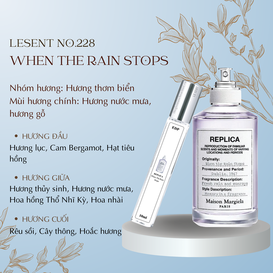 Nước hoa chiết When The Rain Stops Replica by Maison Martin Margiela