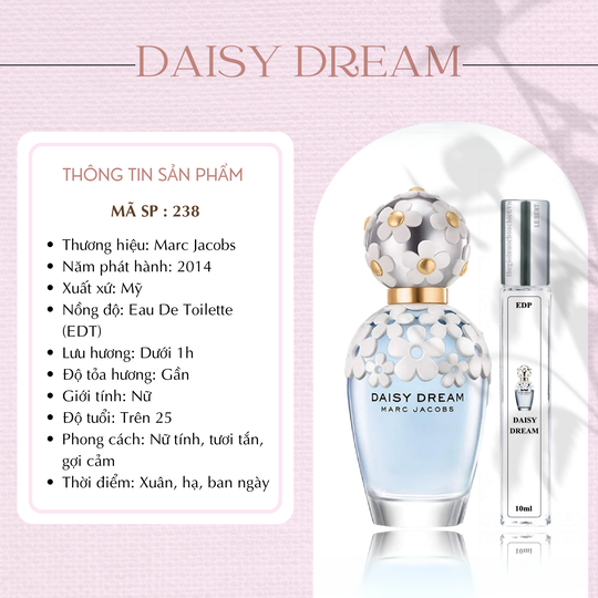 Nước hoa chiết Daisy Dream by Marc Jacobs