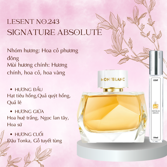 Nước hoa chiết Signature Absolue by Montblanc 