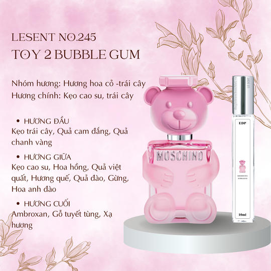 Nước hoa chiết Toy 2 Bubble Gum by Moschino