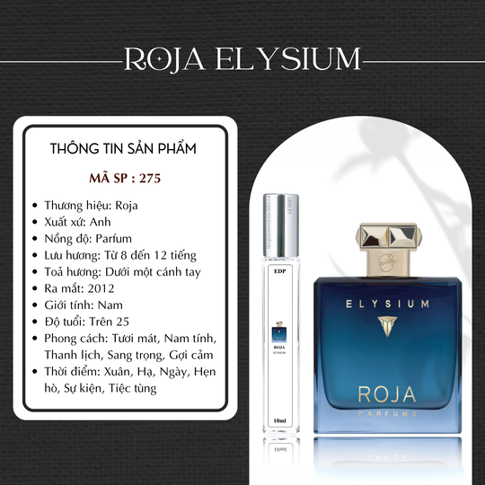 Nước hoa chiết Elysium Pour Homme by Roja Dove