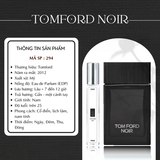 Nước hoa chiết Noir by Tomford 