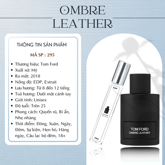 Nước hoa chiết Ombre Leather by Tom ford 