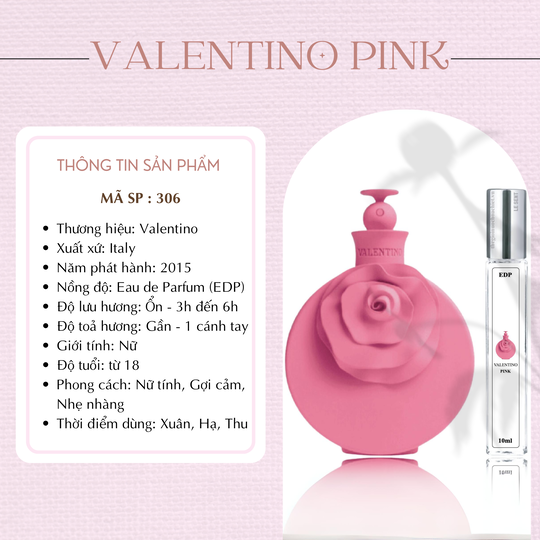 Nước hoa chiết Valentina Pink by Valentino 