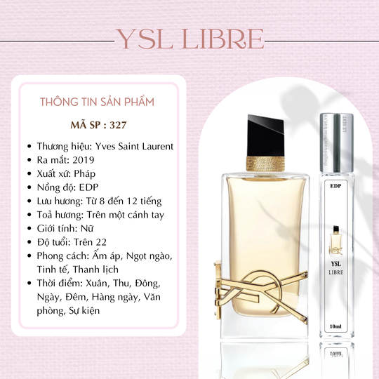 Nước hoa chiết Libre by YSL