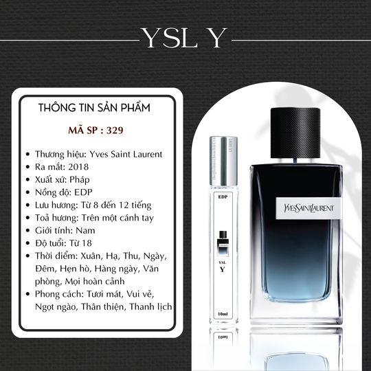 Nước hoa chiết YSL Y by Yves Saint Laurent